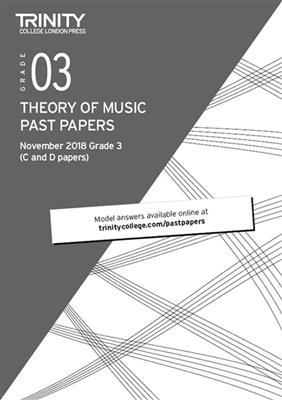 Theory of Music Past Papers (Nov 2018) Grade 3
