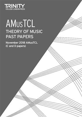 Theory of Music Past Papers (Nov 2018) AMusTCL