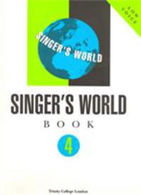 Singer's World Book 4 (low voice): Gesang mit Klavier