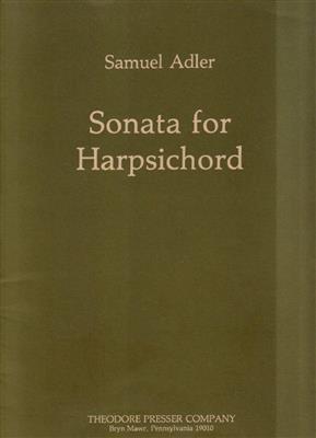 Samuel Adler: Sonata for Harpsichord: Harfe Solo