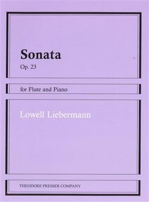 Lowell Liebermann: Sonate, Opus 23: Flöte mit Begleitung