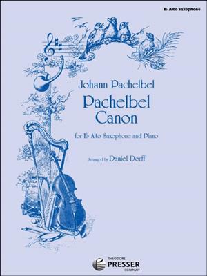 Johann Pachelbel: Pachelbel Canon: (Arr. Daniel Dorff): Altsaxophon mit Begleitung