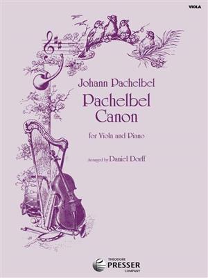 Johann Pachelbel: Canon: (Arr. Daniel Dorff): Viola mit Begleitung