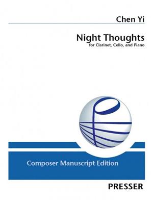 Yi Chen: Night Thoughts: Klarinette Ensemble