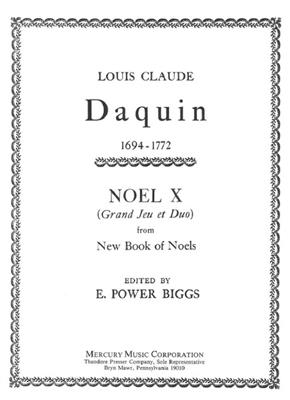 Louis-Claude Daquin: Noel X: Orgel