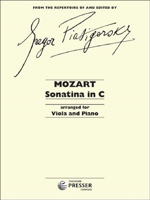 Wolfgang Amadeus Mozart: Sonatina in C Major: Viola mit Begleitung