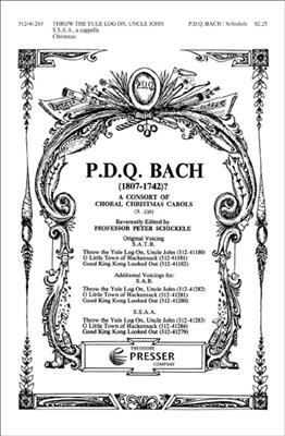 P.D.Q. Bach: Throw The Yule Log On, Uncle John: Frauenchor mit Klavier/Orgel