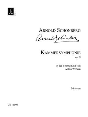 Arnold Schönberg: Kammersymphonie op. 9: (Arr. Anton Webern): Kammerensemble