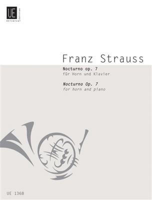 Franz Strauss: Nocturno Opus 7 ( Franz ): Horn mit Begleitung