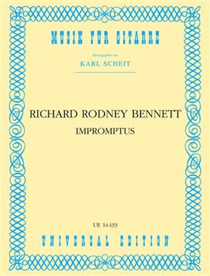 Richard Rodney Bennett: Impromptus: (Arr. Julian Bream): Gitarre Solo