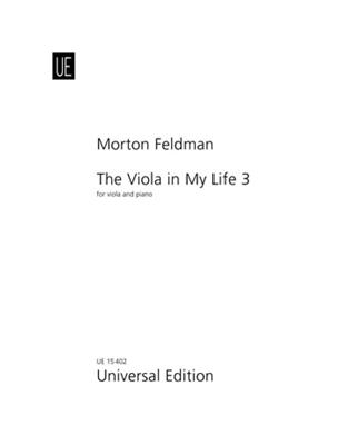 Morton Feldman: Viola In My Life (3): Viola mit Begleitung
