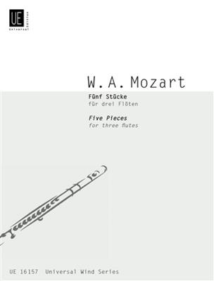 Wolfgang Amadeus Mozart: Pieces(5): Flöte Ensemble