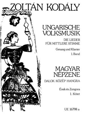 Zoltán Kodály: Ungarische Volksmusik Band 1: Gesang mit Klavier