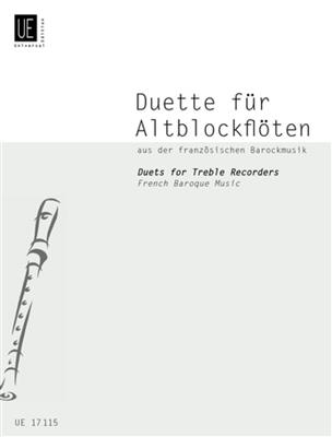 Duette 2 Aus Der Französischen Barockmusik: Blockflöte Duett