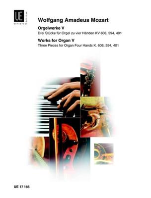 Wolfgang Amadeus Mozart: Orgelwerke 5 Kv608 594 401 4H.: Orgel