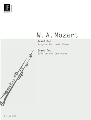 Wolfgang Amadeus Mozart: Grand Duo: Oboe Duett