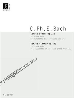 Carl Philipp Emanuel Bach: Sonata La M.Wq 132 (Nastasi): Flöte Solo