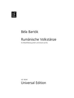 Béla Bartók: Romanian Folk Dances: Blockflöte Ensemble