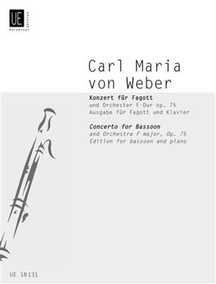 Carl Maria von Weber: Concerto In F For Bassoon Op. 75: Fagott Solo