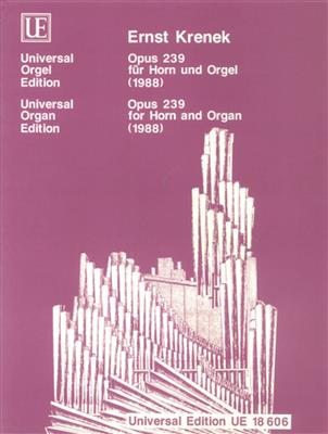 Ernst Krenek: Opus 239: Horn mit Begleitung