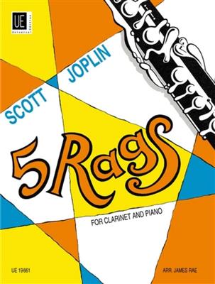 Scott Joplin: Rags(5) Cl/P.: (Arr. James Rae): Klarinette mit Begleitung
