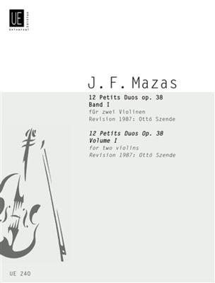 Jacques-Féréol Mazas: Petite Duos(12) 1 Op.38: Violin Duett