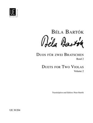 Béla Bartók: Duos 2: Viola Duett
