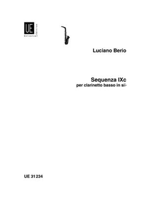 Luciano Berio: Sequenza Ixc: (Arr. Rocco Parisi): Bassklarinette