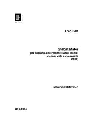 Arvo Pärt: Stabat Mater: Kammerensemble