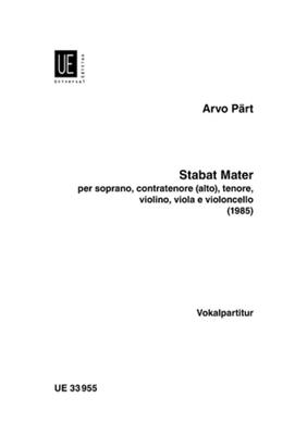 Arvo Pärt: Stabat Mater: Kammerensemble