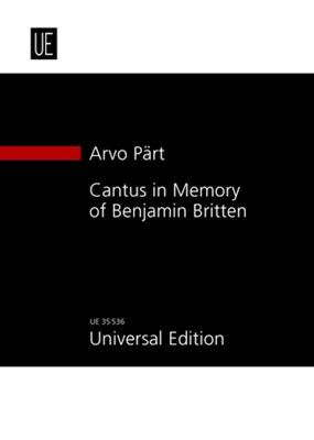 Arvo Pärt: Cantus in Memory of Benjamin Britten: Streichorchester