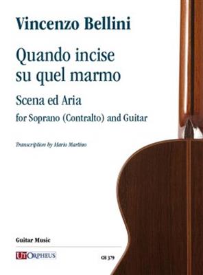 Vincenzo Bellini: Quando Incise su Quel Marmo: Gesang mit Gitarre