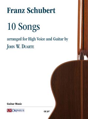 10 Lieder arrangiati da John W. Duarte: Gesang mit Gitarre