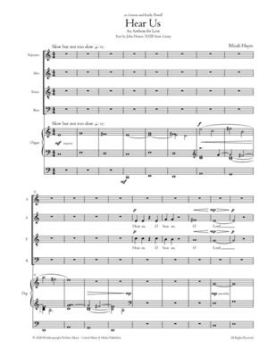 Micah Hayes: Hear Us and Organ: Gemischter Chor mit Klavier/Orgel