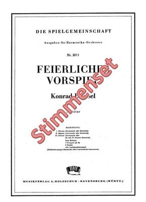 Konrad Bemsel: Feierliches Vorspiel: Akkordeon Ensemble