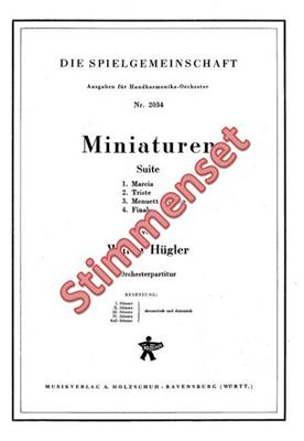 Walter Huegler: Miniaturen Suite: Akkordeon Ensemble