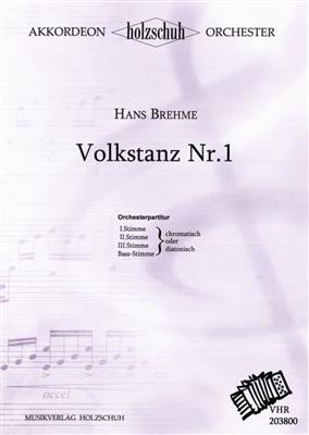 Hans Brehme: Volkstanz Nr. 1: Akkordeon Ensemble
