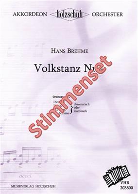 Hans Brehme: Volkstanz Nr. 1: Akkordeon Ensemble