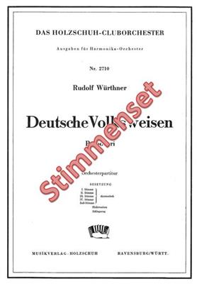 Rudolf Würthner: Deutsche Volksweisen: Akkordeon Ensemble