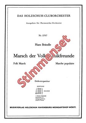 Hans Brändle: Marsch der Volksmusikfreunde: Akkordeon Ensemble