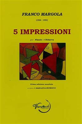 Franco Margola: 5 Impressioni: Flöte mit Begleitung