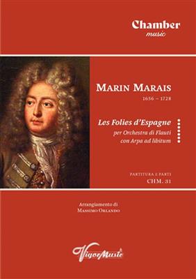 Marin Marais: Les Folies d'Espagne: (Arr. Massimo Orlando): Flöte Ensemble