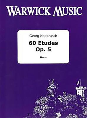 Georg Kopprasch: 60 Etudes Op. 5 (Cor Alto): Horn Solo
