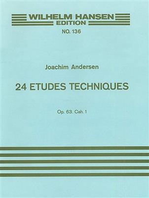 24 Etudes Techniques For Flute Op.63 Book 1