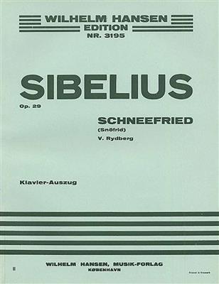 Jean Sibelius: Schnofried Op.29: Gemischter Chor mit Ensemble