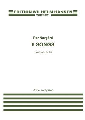 Per Nørgård: 6 Songs From Opus 14: Gesang mit Klavier