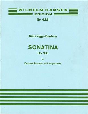 Niels Viggo Bentzon: Sonatina For Descant Recorder And Harpsichord: Sopranblockflöte mit Begleitung