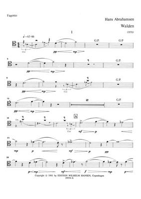 Hans Abrahamsen: Walden - Wind Quintet No 2: Blasquintett