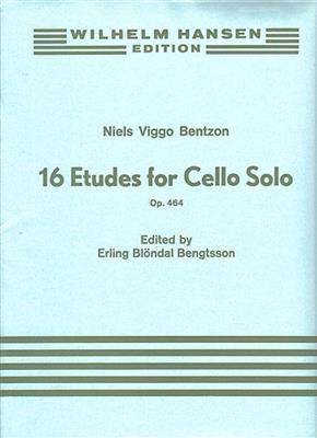 Niels Viggo Bentzon: 16 Etudes For Cello Solo Op.464: Cello Solo