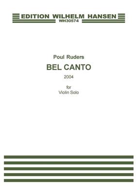 Poul Ruders: Bel Canto: Violine Solo